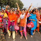 Bangladeshi garment workers shout slogans during a protest in Savar, on the outskirts of Dhaka, Bangladesh, Wednesday, Jan. 9, 2019. Thousands of garment workers have staged demonstrations to demand better wages for the fourth straight day, shutting down factories on the outskirts of Bangladesh's capital. Bangladesh has the second-largest garment-export industry in the world after China and makes clothes for big-name retailers. (AP Photo)